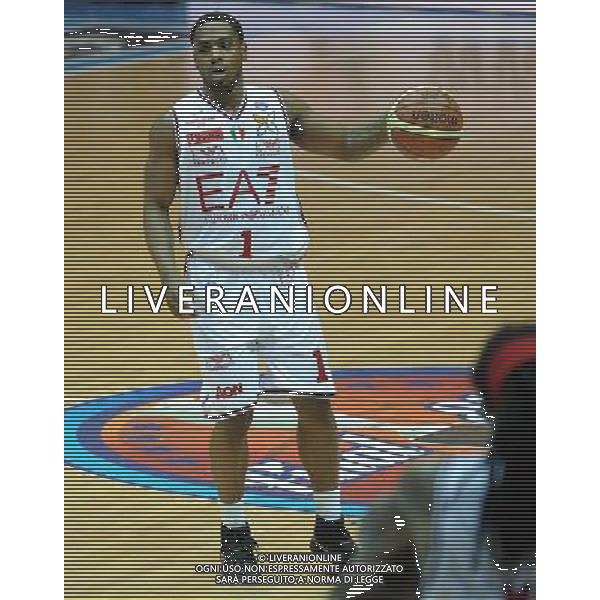 Beko Final Eight 2015 Semifinali Desio (MB) - 21.02.2015 EA7 Armani Jeans Olimpia Milano-Enel Brindisi Nella Foto:Ragland Joe /Ph.Vitez-Ag. Aldo Liverani