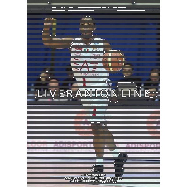 Beko Final Eight 2015 Semifinali Desio (MB) - 21.02.2015 EA7 Armani Jeans Olimpia Milano-Enel Brindisi Nella Foto:Ragland Joe /Ph.Vitez-Ag. Aldo Liverani