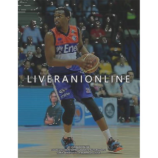 Beko Final Eight 2015 Semifinali Desio (MB) - 21.02.2015 EA7 Armani Jeans Olimpia Milano-Enel Brindisi Nella Foto:Turner Elston /Ph.Vitez-Ag. Aldo Liverani