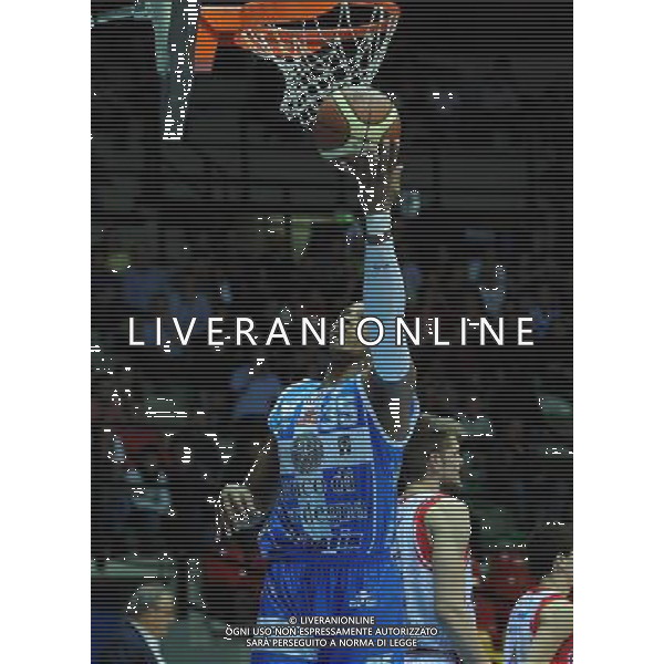 Beko Final Eight 2015 Semifinali Desio (MB) - 21.02.2015 Banco di Sardegna Sassari-Grissin Bon Reggio Emilia Nella Foto:Kadji Kenneth /Ph.Vitez-Ag. Aldo Liverani