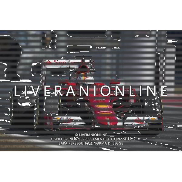 Sebastian Vettel (GER) Ferrari SF15-T. 22.02.2015. Formula One Testing, Day Four, Barcelona, Spain. AG ALDO LIVERANI SAS ONLY ITALY