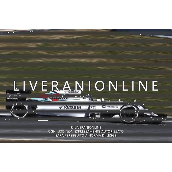 Valtteri Bottas (FIN) Williams FW37. 22.02.2015. Formula One Testing, Day Four, Barcelona, Spain. AG ALDO LIVERANI SAS ONLY ITALY