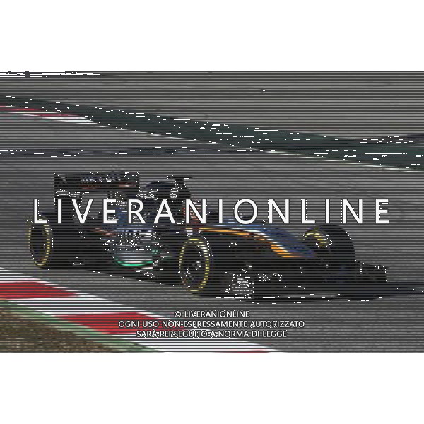Nico Hulkenberg (GER) Sahara Force India F1 VJM07. 22.02.2015. Formula One Testing, Day Four, Barcelona, Spain. AG ALDO LIVERANI SAS ONLY ITALY