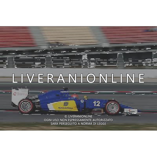 Felipe Nasr (BRA) Sauber C34. 22.02.2015. Formula One Testing, Day Four, Barcelona, Spain. AG ALDO LIVERANI SAS ONLY ITALY