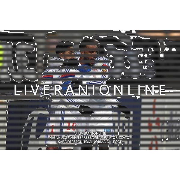 Nabil FEKIR / Alexandre LACAZETTE - 22.02.2015 - Lyon / Nantes - 26eme journee de Ligue1 Photo : Jean Paul Thomas / Icon Sport AG ALDO LIVERANI SAS ONLY ITALY *** Local Caption ***