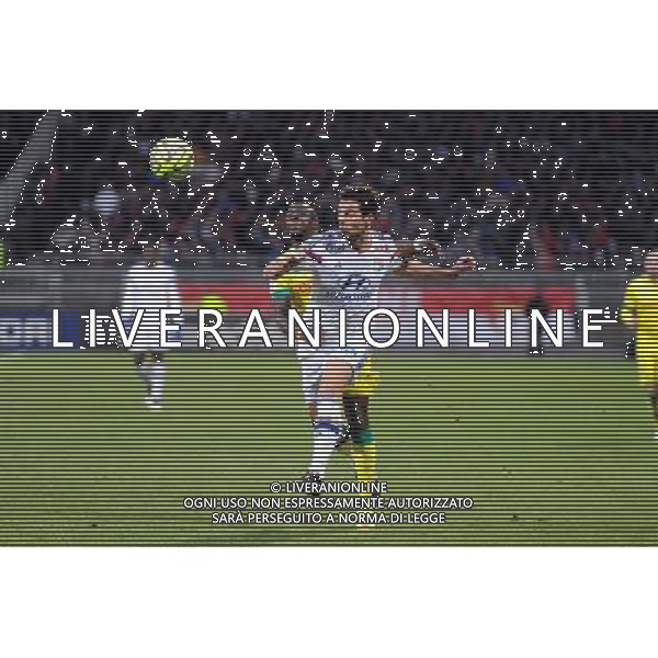 Yoann GOURCUFF / Issa CISSOKHO - 22.02.2015 - Lyon / Nantes - 26eme journee de Ligue1 Photo : Jean Paul Thomas / Icon Sport AG ALDO LIVERANI SAS ONLY ITALY *** Local Caption ***