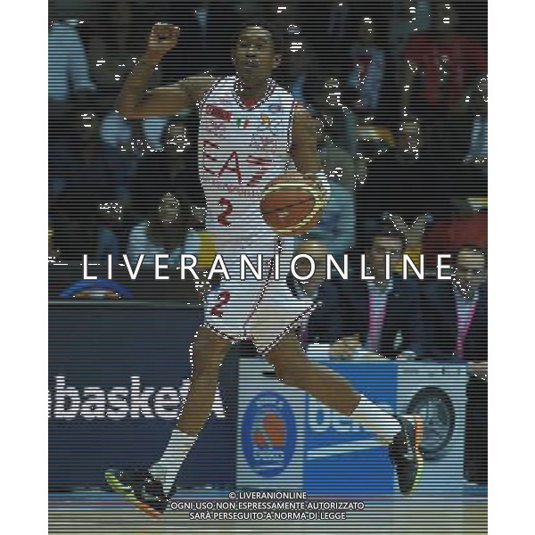 Beko Final Eight 2015 Finale Desio (MB) - 22.02.2015 EA7 Armani Jeans Olimpia Milano-Banco di Sardegna Sassari Nella Foto:Brooks Marshon /Ph.Vitez-Ag. Aldo Liverani