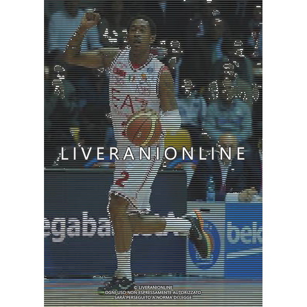 Beko Final Eight 2015 Finale Desio (MB) - 22.02.2015 EA7 Armani Jeans Olimpia Milano-Banco di Sardegna Sassari Nella Foto:Brooks Marshon /Ph.Vitez-Ag. Aldo Liverani
