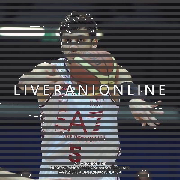 Beko Final Eight 2015 Finale Desio (MB) - 22.02.2015 EA7 Armani Jeans Olimpia Milano-Banco di Sardegna Sassari Nella Foto:Gentile Alessandro /Ph.Vitez-Ag. Aldo Liverani