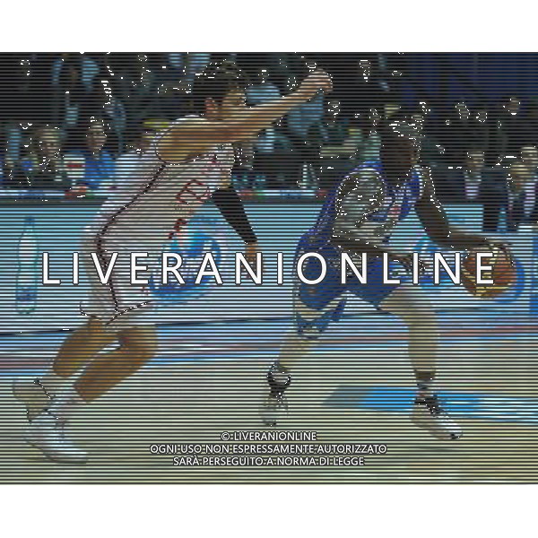 Beko Final Eight 2015 Finale Desio (MB) - 22.02.2015 EA7 Armani Jeans Olimpia Milano-Banco di Sardegna Sassari Nella Foto:Sanders Rakim /Ph.Vitez-Ag. Aldo Liverani