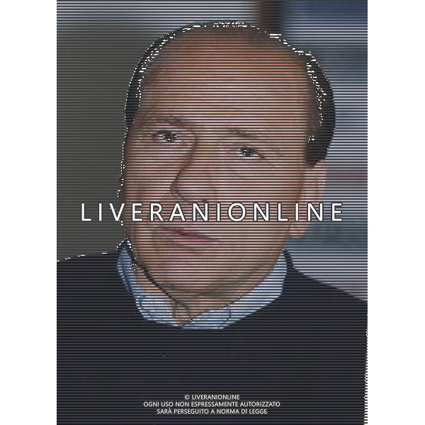 RETROSPETTIVA SILVIO BERLUSCONI NELLA FOTO SILVIO BERLUSCONI AG ALDO LIVERANI SAS