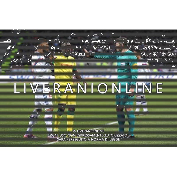 Alexandre LACAZETTE / Issa CISSOKHO / Fredy FAUTREL - 22.02.2015 - Lyon / Nantes - 26eme journee de Ligue1 Photo : Jean Paul Thomas / Icon Sport AG ALDO LIVERANI SAS ONLY ITALY