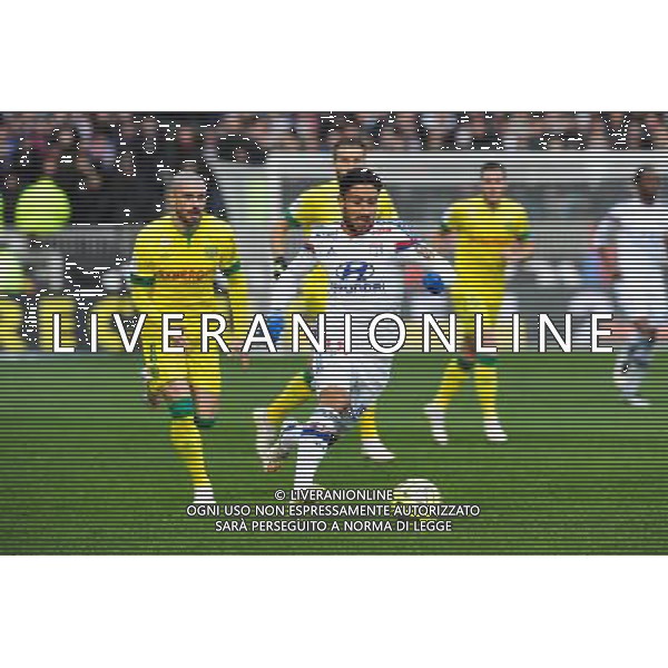 Nabil FEKIR - 22.02.2015 - Lyon / Nantes - 26eme journee de Ligue1 Photo : Jean Paul Thomas / Icon Sport AG ALDO LIVERANI SAS ONLY ITALY