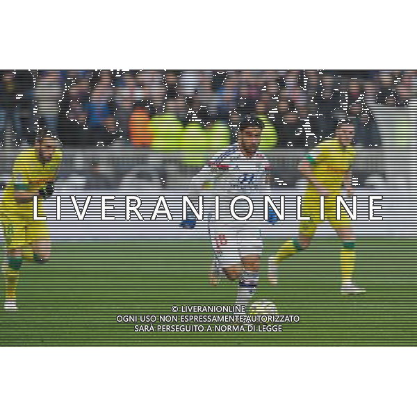 Nabil FEKIR - 22.02.2015 - Lyon / Nantes - 26eme journee de Ligue1 Photo : Jean Paul Thomas / Icon Sport AG ALDO LIVERANI SAS ONLY ITALY