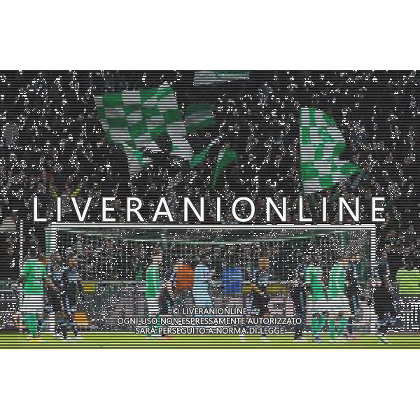 Supporters Saint Etienne - 22.02.2015 - Saint Etienne / Marseille - 26eme journee de Ligue1 Photo : Jean Paul Thomas / Icon Sport AG ALDO LIVERANI SAS ONLY ITALY