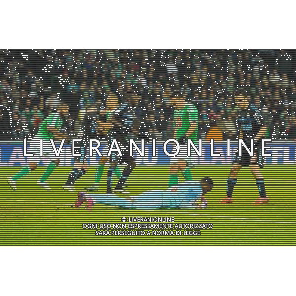 Steve MANDANDA - 22.02.2015 - Saint Etienne / Marseille - 26eme journee de Ligue1 Photo : Jean Paul Thomas / Icon Sport AG ALDO LIVERANI SAS ONLY ITALY