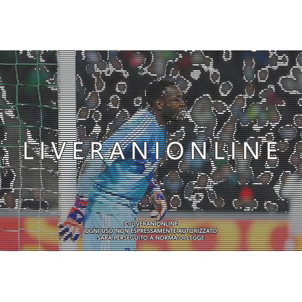 Steve MANDANDA - 22.02.2015 - Saint Etienne / Marseille - 26eme journee de Ligue1 Photo : Jean Paul Thomas / Icon Sport AG ALDO LIVERANI SAS ONLY ITALY