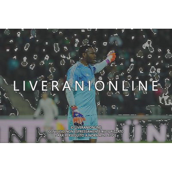 Steve MANDANDA - 22.02.2015 - Saint Etienne / Marseille - 26eme journee de Ligue1 Photo : Jean Paul Thomas / Icon Sport AG ALDO LIVERANI SAS ONLY ITALY