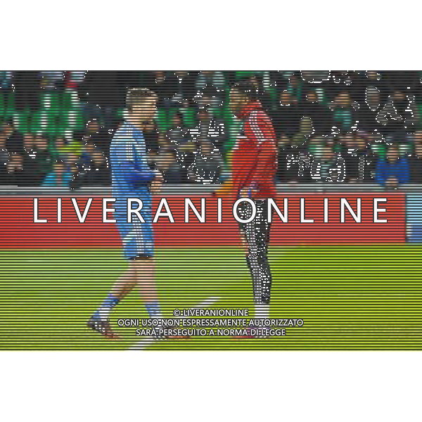 Steve MANDANDA - 22.02.2015 - Saint Etienne / Marseille - 26eme journee de Ligue1 Photo : Jean Paul Thomas / Icon Sport AG ALDO LIVERANI SAS ONLY ITALY