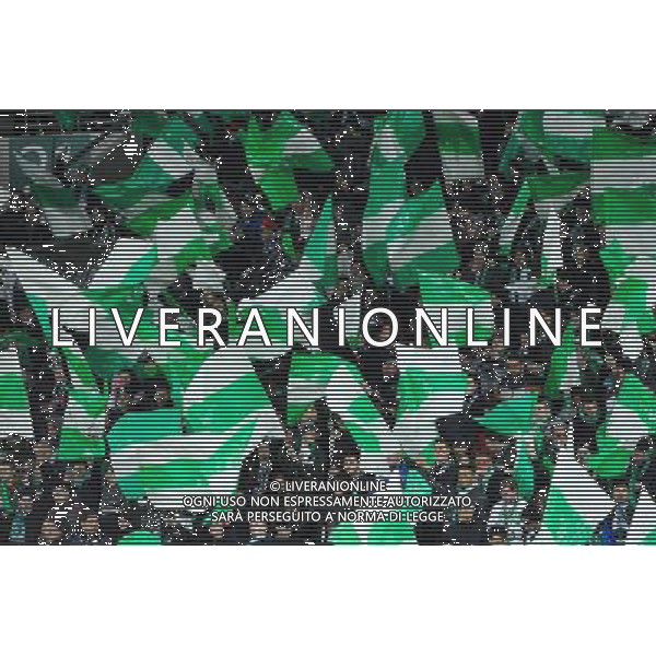 Illustration drapeau Saint Etienne - 22.02.2015 - Saint Etienne / Marseille - 26eme journee de Ligue1 Photo : Jean Paul Thomas / Icon Sport AG ALDO LIVERANI SAS ONLY ITALY