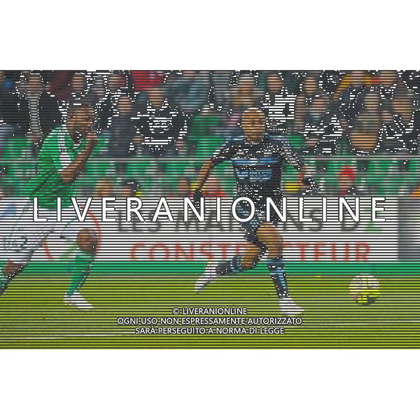 Andre AYEW - 22.02.2015 - Saint Etienne / Marseille - 26eme journee de Ligue1 Photo : Jean Paul Thomas / Icon Sport AG ALDO LIVERANI SAS ONLY ITALY