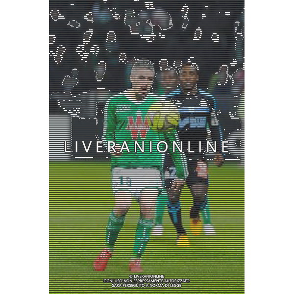 Fabien LEMOINE - 22.02.2015 - Saint Etienne / Marseille - 26eme journee de Ligue1 Photo : Jean Paul Thomas / Icon Sport AG ALDO LIVERANI SAS ONLY ITALY