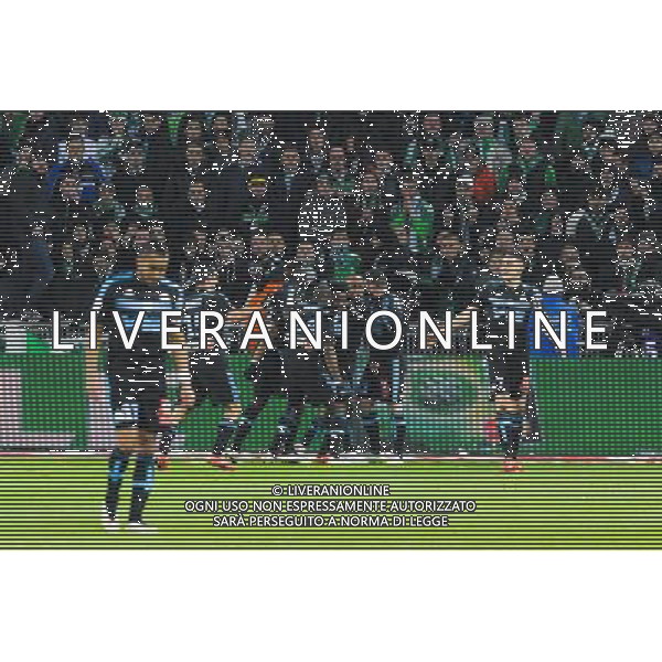 Joie Marseille - 22.02.2015 - Saint Etienne / Marseille - 26eme journee de Ligue1 Photo : Jean Paul Thomas / Icon Sport AG ALDO LIVERANI SAS ONLY ITALY