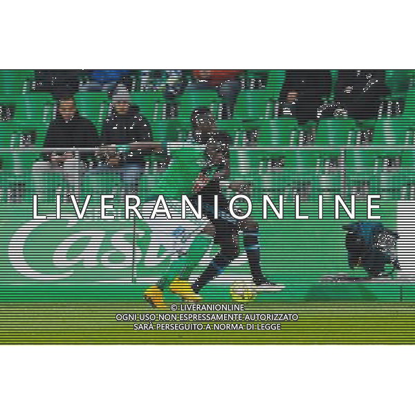 Moustapha SALL - 22.02.2015 - Saint Etienne / Marseille - 26eme journee de Ligue1 Photo : Jean Paul Thomas / Icon Sport AG ALDO LIVERANI SAS ONLY ITALY