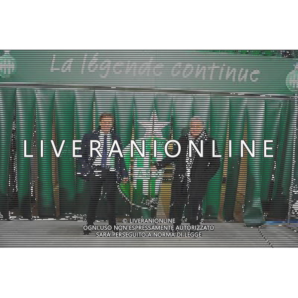 Roland ROMEYER / Bernard CAIAZZO - 22.02.2015 - Saint Etienne / Marseille - 26eme journee de Ligue1 Photo : Jean Paul Thomas / Icon Sport AG ALDO LIVERANI SAS ONLY ITALY