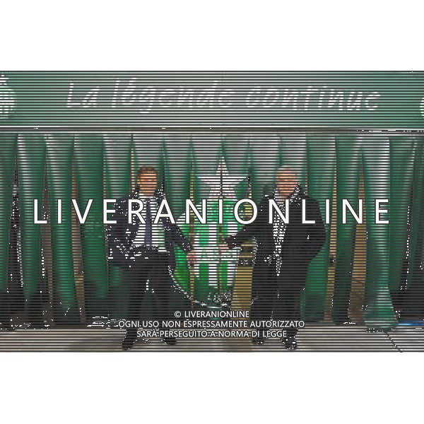 Roland ROMEYER / Bernard CAIAZZO - 22.02.2015 - Saint Etienne / Marseille - 26eme journee de Ligue1 Photo : Jean Paul Thomas / Icon Sport AG ALDO LIVERANI SAS ONLY ITALY