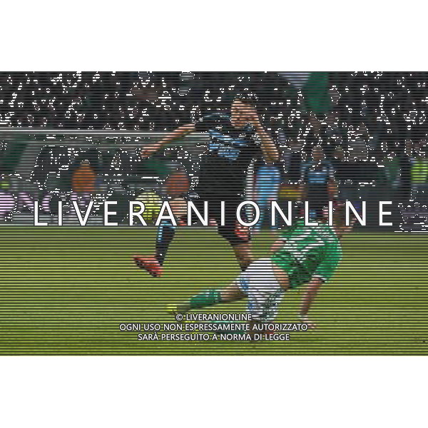 Lucas OCAMPOS - 22.02.2015 - Saint Etienne / Marseille - 26eme journee de Ligue 1 - Photo : Gaston Petrelli / Icon Sport AG ALDO LIVERANI SAS ONLY ITALY