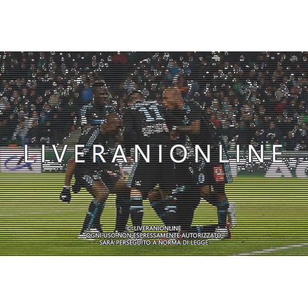 Joie Marseille - Michy BATSHUAYI - 22.02.2015 - Saint Etienne / Marseille - 26eme journee de Ligue 1 - Photo : Gaston Petrelli / Icon Sport AG ALDO LIVERANI SAS ONLY ITALY