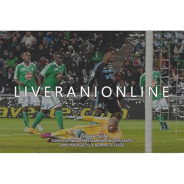 Michy BATSHUAYI - 22.02.2015 - Saint Etienne / Marseille - 26eme journee de Ligue 1 - Photo : Gaston Petrelli / Icon Sport AG ALDO LIVERANI SAS ONLY ITALY