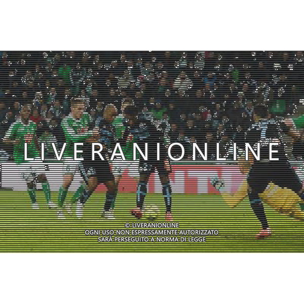 Goal Michy BATSHUAYI - 22.02.2015 - Saint Etienne / Marseille - 26eme journee de Ligue 1 - Photo : Gaston Petrelli / Icon Sport AG ALDO LIVERANI SAS ONLY ITALY