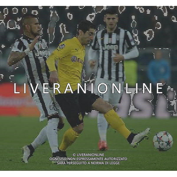 UEFA Champions League 2014/2015 Ottavi di Finale Andata Torino - 24.02.2015 Juventus-Borussia Dortmund Nella Foto:mkhitaryan vidal /Ph.Vitez-Ag. Aldo Liverani