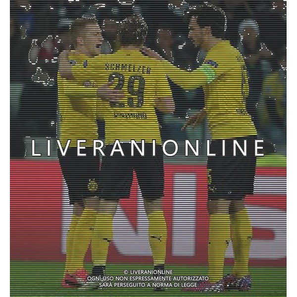 UEFA Champions League 2014/2015 Ottavi di Finale Andata Torino - 24.02.2015 Juventus-Borussia Dortmund Nella Foto: reus esultanza dopo il gol /Ph.Vitez-Ag. Aldo Liverani
