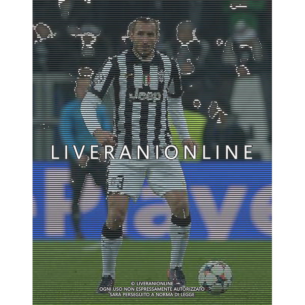 UEFA Champions League 2014/2015 Ottavi di Finale Andata Torino - 24.02.2015 Juventus-Borussia Dortmund Nella Foto:chiellini giorgio /Ph.Vitez-Ag. Aldo Liverani