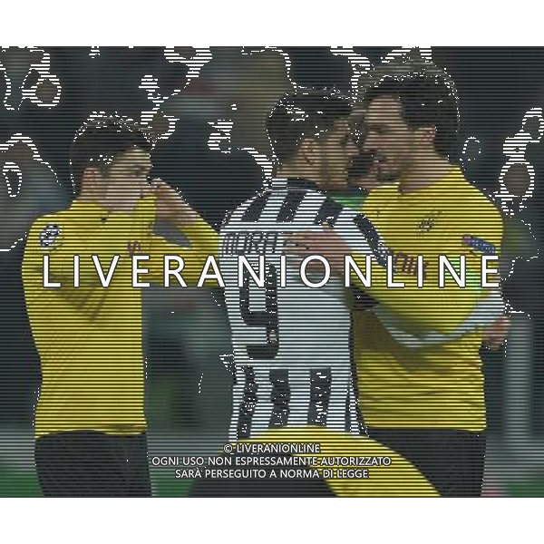 UEFA Champions League 2014/2015 Ottavi di Finale Andata Torino - 24.02.2015 Juventus-Borussia Dortmund Nella Foto:hummels e morata /Ph.Vitez-Ag. Aldo Liverani