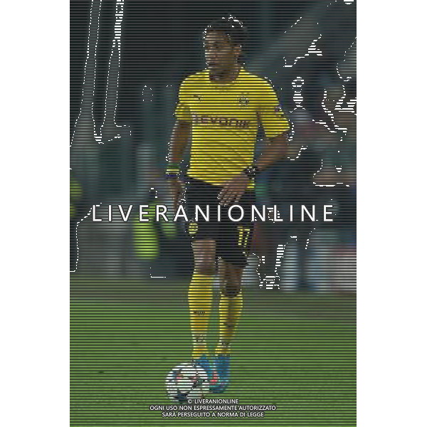 UEFA Champions League 2014/2015 Ottavi di Finale Andata Torino - 24.02.2015 Juventus-Borussia Dortmund Nella Foto:Aubameyang Pierre-Emerick /Ph.Vitez-Ag. Aldo Liverani