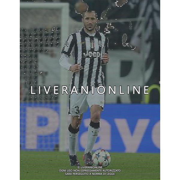 UEFA Champions League 2014/2015 Ottavi di Finale Andata Torino - 24.02.2015 Juventus-Borussia Dortmund Nella Foto:Chiellini Giorgio /Ph.Vitez-Ag. Aldo Liverani