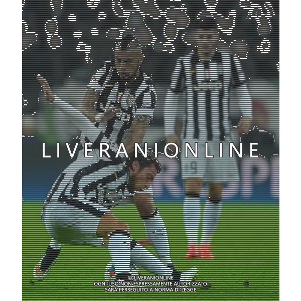 UEFA Champions League 2014/2015 Ottavi di Finale Andata Torino - 24.02.2015 Juventus-Borussia Dortmund Nella Foto:Marchisio Claudio-Vidal Arturo /Ph.Vitez-Ag. Aldo Liverani