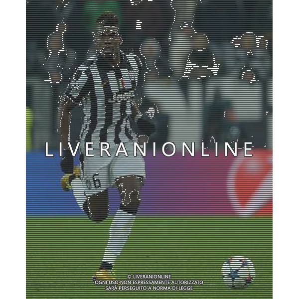 UEFA Champions League 2014/2015 Ottavi di Finale Andata Torino - 24.02.2015 Juventus-Borussia Dortmund Nella Foto:Pogba Paul /Ph.Vitez-Ag. Aldo Liverani