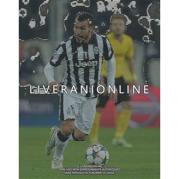 UEFA Champions League 2014/2015 Ottavi di Finale Andata Torino - 24.02.2015 Juventus-Borussia Dortmund Nella Foto:Tevez Carlos /Ph.Vitez-Ag. Aldo Liverani