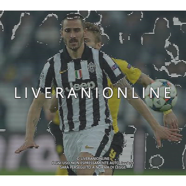 UEFA Champions League 2014/2015 Ottavi di Finale Andata Torino - 24.02.2015 Juventus-Borussia Dortmund Nella Foto: leonardo bonucci e ciro immobile /Ph.Vitez-Ag. Aldo Liverani