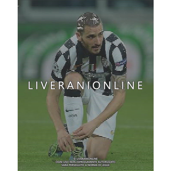 UEFA Champions League 2014/2015 Ottavi di Finale Andata Torino - 24.02.2015 Juventus-Borussia Dortmund Nella Foto: leonardo bonucci /Ph.Vitez-Ag. Aldo Liverani