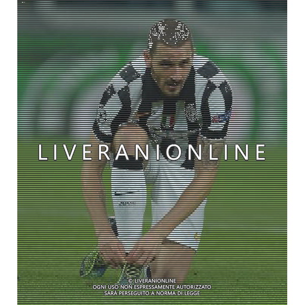 UEFA Champions League 2014/2015 Ottavi di Finale Andata Torino - 24.02.2015 Juventus-Borussia Dortmund Nella Foto: leonardo bonucci /Ph.Vitez-Ag. Aldo Liverani