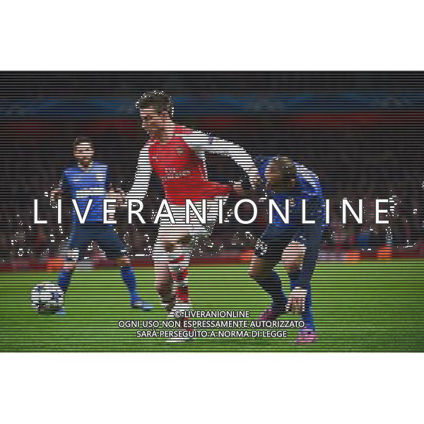 Laurent KOSCIELNY / Dimitar BERBATOV - 25.02.2015 - Arsenal / Monaco - 1/8Finale Champions League Photo : Winter Press / Icon Sport ag aldo liverani sas only italy