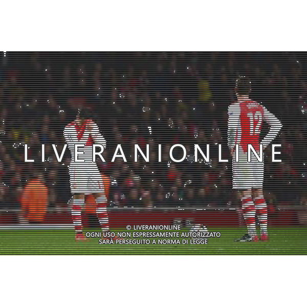 Deception Arsenal - Alexis Sanchez - 25.02.2015 - Arsenal / Monaco - 1/8Finale Champions League Photo : Winter Press / Icon Sport ag aldo liverani sas only italy