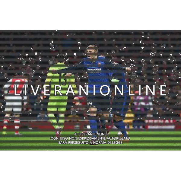 Joie Dimitar BERBATOV - 25.02.2015 - Arsenal / Monaco - 1/8Finale Champions League Photo : Winter Press / Icon Sport ag aldo liverani sas only italy