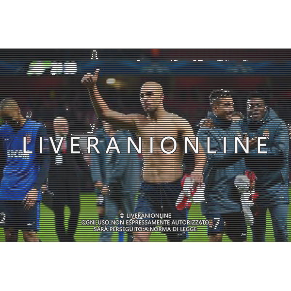 Joie Aymen ABDENNOUR - 25.02.2015 - Arsenal / Monaco - 1/8Finale Champions League Photo : Winter Press / Icon Sport ag aldo liverani sas only italy